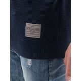 Ombre - Vaste Overhemd Kraag - Navy - Marino - Dunne Zomerse Kleding
