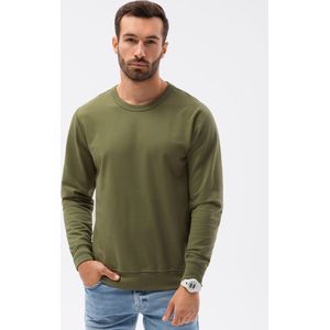 Ombre - Heren Sweater - Kaki - Ronde Hals