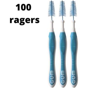 Gum Travler Ragers 1.6mm Blauw - 2 x 50 stuks - Voordeelverpakking