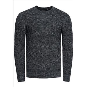 Rusty Neal - Heren Trui - Marine - Polyacryl/Katoen - Ronde Hals