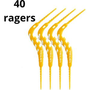 Lactona FlexPicks 2in1 XS/S Geel - 2 x 20 stuks - Voordeelverpakking