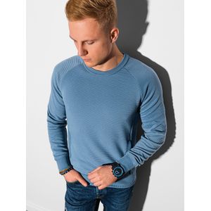 Ombre - Heren Sweater - Blauw - Steekzakken