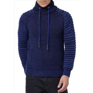 RustyNeal - Heren Trui - Indigo - Blauw - Coltrui