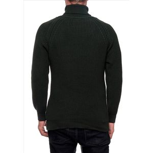 RustyNeal - Heren Coltrui - Kaki - Longsleeve - Coltrui
