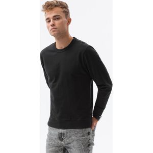 Ombre - Heren Sweater - Zwart - Ronde Hals