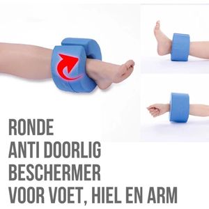 Allernieuwste Ringvormige Hand- Voet- Hiel-beschermer, Anti Decubitus, Rond Elevatie Kussen - Katoen - Diameter 17 cm