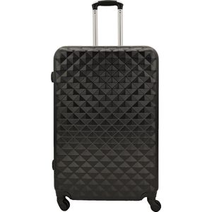 SB Travelbags 'Expandable' bagage koffer 75cm- Zwart