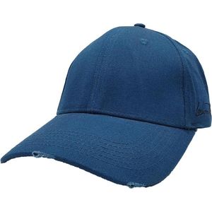 Lauren Rose - Plain - Olympic Blue - Strapback Pet - Fashion Fit - One Size - Blauw