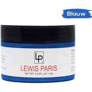 Blauwe Wax – Kleuren Wax - Tijdelijke Haarverf - Direct natuurlijke haarkleur - Direct wasbaar - Feest haarkleur - Tijdelijke haarverf - Kleur haar wax