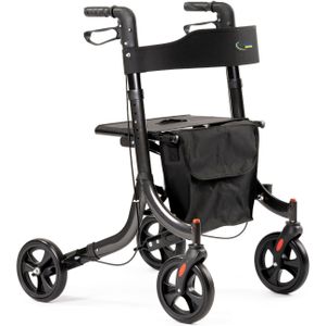 MultiMotion - Light - Rollator - Antraciet - Aluminium - Lichtgewicht