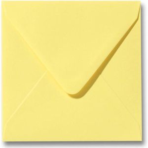 Envelop 14 X 14 Kanariegeel, 100 stuks