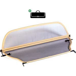 Windscherm Audi 80 | 1991 - 2000 | incl. luxe opbergtas | Beige