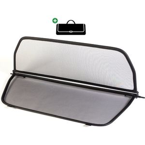 Windscherm Volvo C70 I | 1997-2005 | incl. luxe opbergtas | Zwart