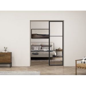Stalen glaspaneel helder glas 260,0 x 100,0cm - 3 vlaks