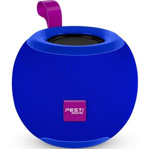 FESTIONE 5w Bluetooth speaker kleur Blauw | Bluetooth 5.0 | FM Radio | AUX |