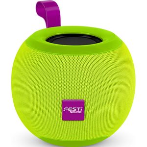 FESTIONE 5w Bluetooth speaker kleur Groen | Bluetooth 5.0 | FM Radio | AUX |