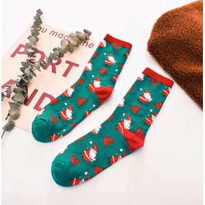 Sokken – Kerstsokken - Christmas Socks - Katoen - Kerstcadeau - Christmas Gift - Kerstman - Maat 36-44