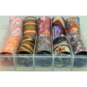 Korneliya  Nail Art Folie Set Marble Nr 3