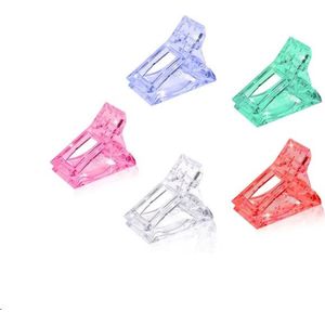 Polygel klem - Dual Form Klem - Nagelklem ZAKJE 5 STUKS