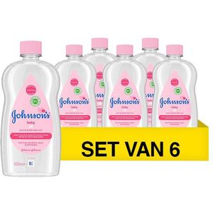 ** Beste Koop** Johnson's-babyolie 6-x 500ml - aanbieding-XXL- voordeelverpakking
