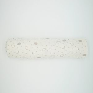 Hydrofiele Luierdoek - Smiley Cloud Grey - 70 x 70 cm - 1 stuk - 100% Biologisch Katoen