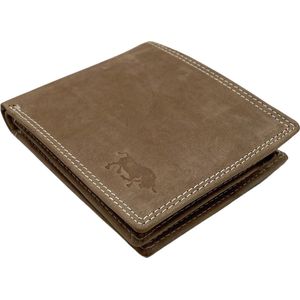 Portemonnee Heren - Billfold Model - Cognac Buffelleer - Arrigo