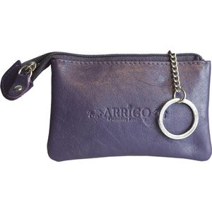 Arrigo Unisex sleuteletui, sleuteltas, sleutelmap, S, donkerpaars, Small