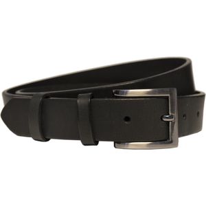 Timberland Look Zwarte Leren Riem Van 3 cm Breed – Dames Riem Of Heren Riem – 135 cm (Taillemaat 115 cm)