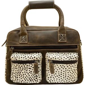 Handtas - Cheetah- Bruin - Crossbody Dames Tas – Cowboybag - Westernbag
