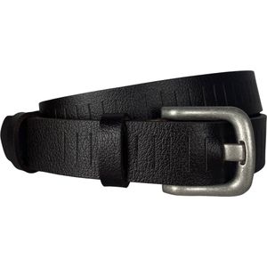 Riem - Donkerbruin - 3 cm Breed - 125 cm (Taille maat tot 105 cm) - Gaatjes - Leer - Sleuven - Riem Heren - Riem Dames