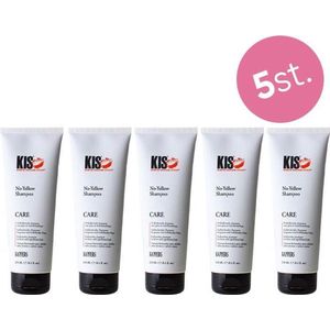 KIS No-Yellow Shampoo - Voordeelverpakking 5x250ml