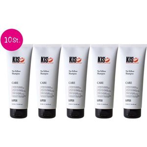 KIS No-Yellow Shampoo - Voordeelverpakking 10x250ml