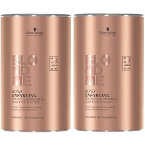 2x Schwarzkopf Professional Blond Me Premium Lift 9+ 450gr