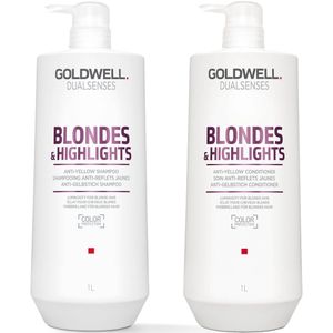 Goldwell Dualsenses Blondes & Highlights Shampoo + Conditioner