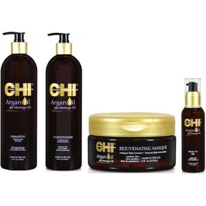 CHI - Argan Oil - Beschadigd Haar Pakket