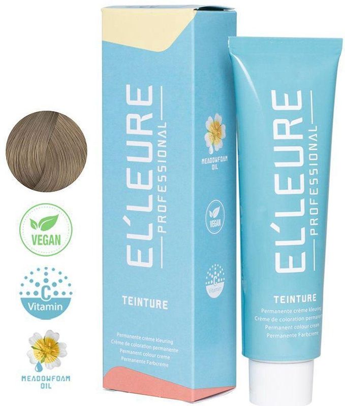 Elleure Haarverf - Teinture 9.1 extra licht asblond - 100 ml