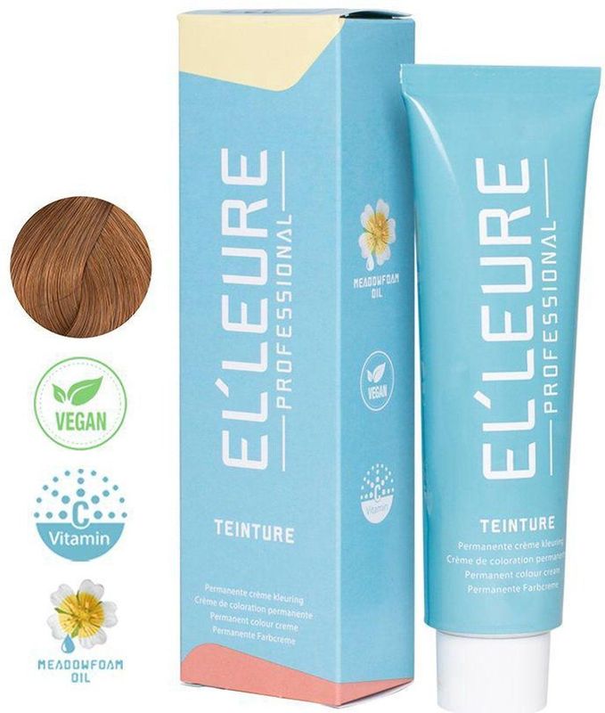 Elleure Haarverf - Teinture 8.4 licht koperblond - 100 ml