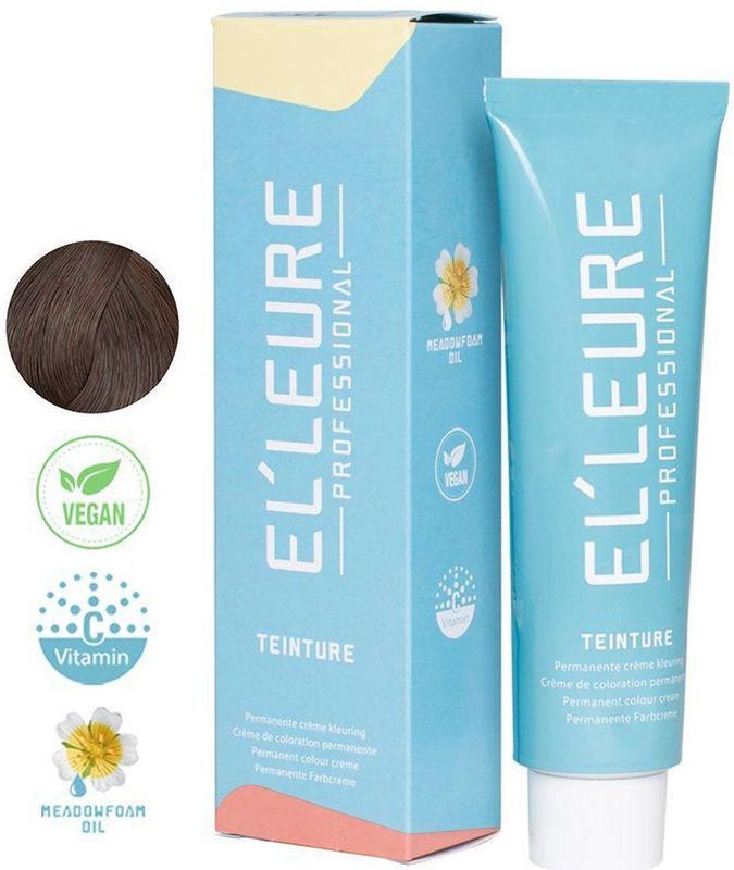 Elleure Haarverf - Teinture 5.42 licht koperparelbruin - 100 ml