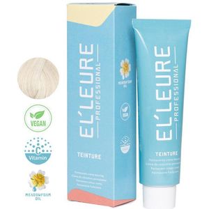 Elleure Haarverf - Teinture 100.10 zeer licht super asblond - 100 ml