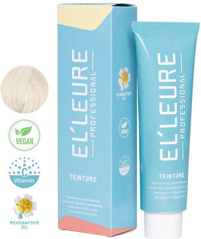 Elleure Haarverf - Teinture 100.10 zeer licht super asblond - 100 ml