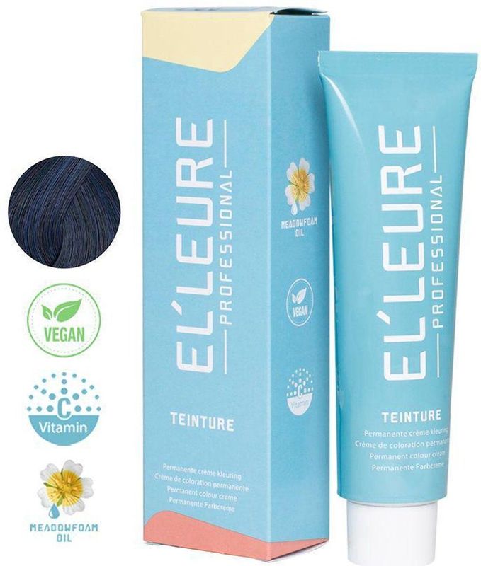 Elleure Haarverf - Teinture Blauw - 100 ml