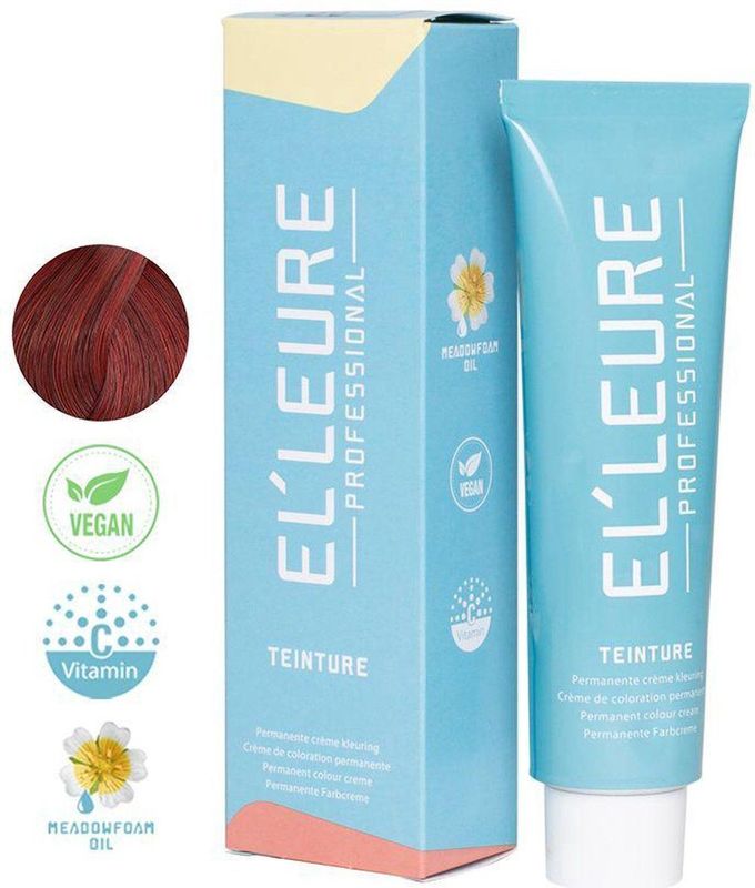 Elleure Haarverf - Teinture 5.66 lichtbruin intensief rood - 100 ml