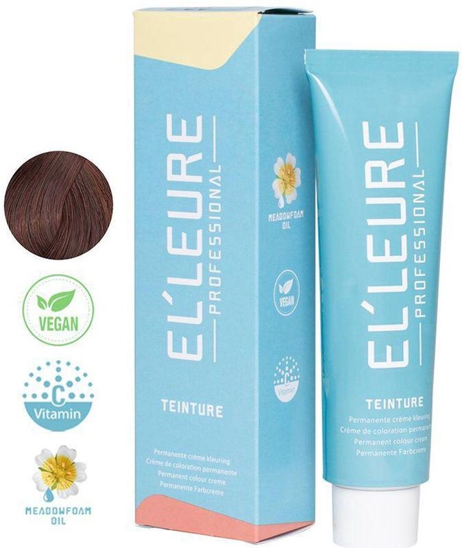 Elleure Haarverf - Teinture 6.5 donker mahonieblond - 100 ml