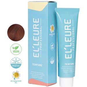 Elleure Haarverf - Teinture 7.6 midden roodblond - 100 ml