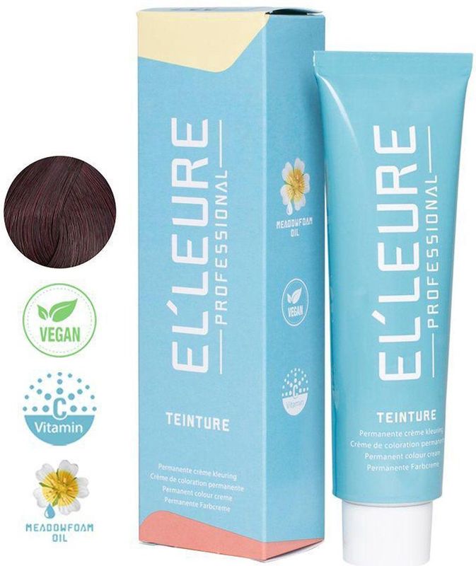Elleure Haarverf - Teinture 7.7 midden violetblond - 100 ml