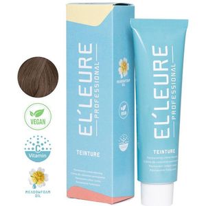 Elleure Haarverf - Teinture 7.81 middenblond chocolade as - 100 ml