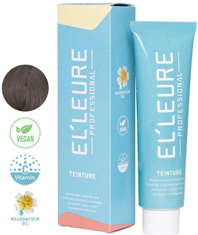 Elleure Haarverf - Teinture 8.001 koel lichtblond - 100 ml