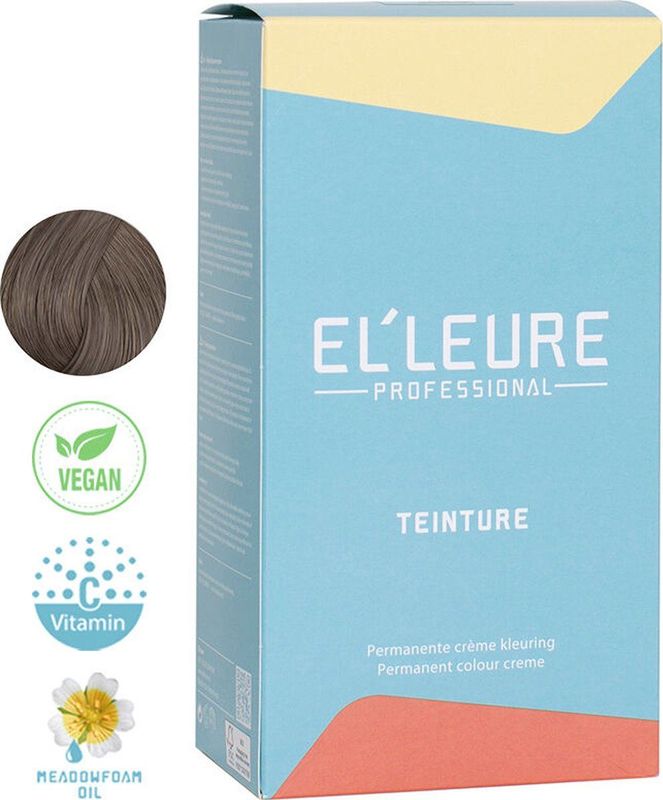 Elleure Teinture - Single Use - Haarkleuring - Donker Asblond - Veganistisch
