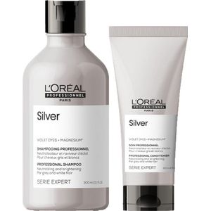 L'Oréal Silver shampoo en conditioner 300ml + 200ml
