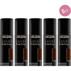 5x L'Oréal Hair Touch Up Uitgroei Concealer brown 75ml